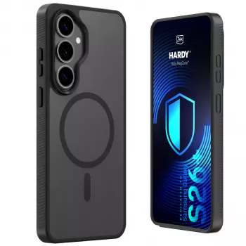 Husă 3MK PROTECTION Samsung Galaxy S26+ Hardy Hazy MagCase neagră