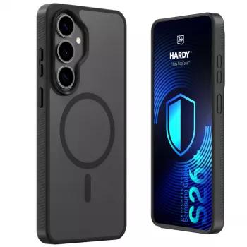 Husă 3MK PROTECTION Samsung Galaxy S26+ Hardy Hazy MagCase neagră