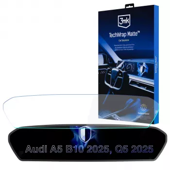 Folie de protecție ecran mată 3MK PROTECTION TechWrap pentru display central AUDI A5 F5 2019-24