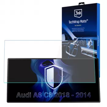 Folie de protecție ecran mată 3MK PROTECTION TechWrap pentru display central AUDI A6 C8 2018-24