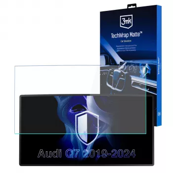 Folie de protecție ecran mată 3MK PROTECTION TechWrap pentru display central AUDI Q7 2019-24