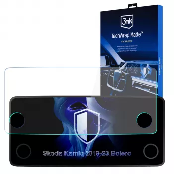 Folie de protecție ecran mată 3MK PROTECTION TechWrap pentru display central Skoda Kamiq Bolero 2019-23