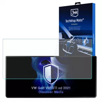 Folie de protecție ecran 3MK PROTECTION TechWrap Matte pentru VW Golf VIII GTI 2021- display central