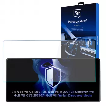 Folie de protecție ecran 3MK PROTECTION TechWrap Matte pentru VW Golf VIII Variant Discovery Media display central