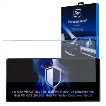 Folie de protecție ecran 3MK PROTECTION TechWrap Matte pentru VW Golf VIII Variant Discovery Media display central