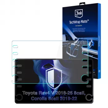 Folie de protecție ecran 3MK PROTECTION TechWrap Matte pentru Toyota RAV4 V 2018- display central