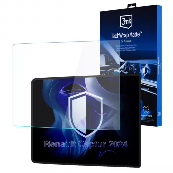 Folie de protecție ecran 3MK PROTECTION TechWrap Matte pentru Renault Captur 2024- display central