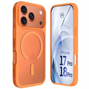 3MK PROTECTION Apple iPhone 17 Pro - 3mk Hardy Hazy MagCase portocaliu