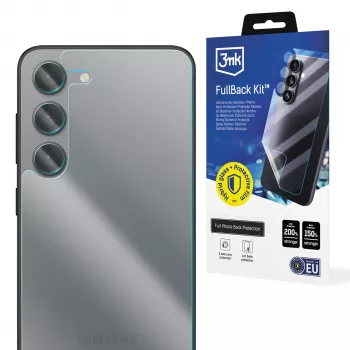 Set folie de protecție integrală 3MK PROTECTION pentru Samsung Galaxy S23 5G (TPU, transparentă, autoregenerantă)