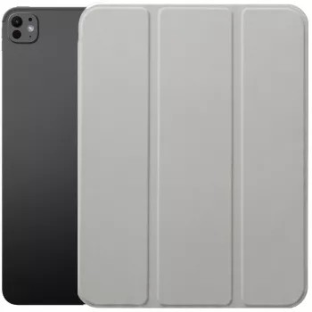 Husă 3MK PROTECTION Hardy TabCase argintie pentru Apple iPad Pro 11 inch (M4/M5)