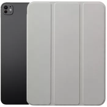 Husă 3MK PROTECTION Hardy TabCase argintie pentru Apple iPad Pro 11 inch (M4/M5)