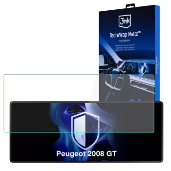 Folie de protecție ecran 3MK PROTECTION TechWrap Matte pentru Peugeot 2008 GT (2020+) - antireflexie, autoregenerantă, 0,2 mm