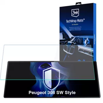 Folie de protecție ecran 3MK PROTECTION TechWrap Matte pentru Peugeot 308 SW Style display central