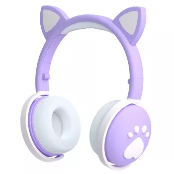 Căști wireless pentru copii MOZOS KID DOG Violet