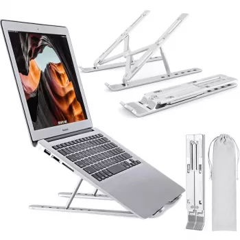Suport ergonomic pentru laptop din aluminiu MOZOS N3 SV pentru laptopuri de 10-17,3