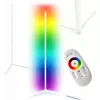 Lampă de podea de colț LED MOZOS LC-RGB Albă
