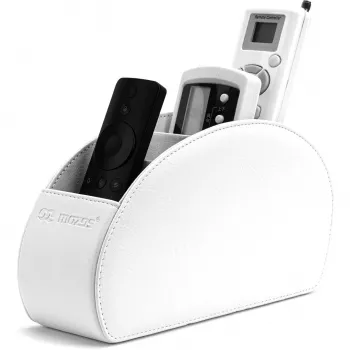 Organizator din piele pentru telecomandă MOZOS RCH-1 Alb