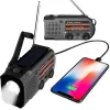 Radio AM/FM MOZOS ER-01 cu solar și dinam 5000 mAh
