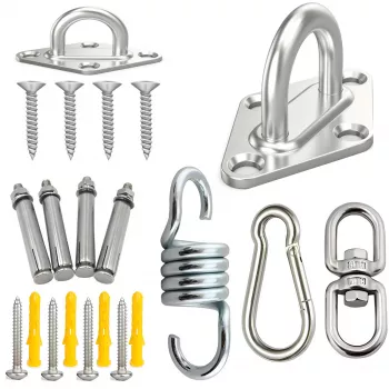 Cârlig de tavan MOZOS POWER HOOK V2 rotativ 250kg argintiu