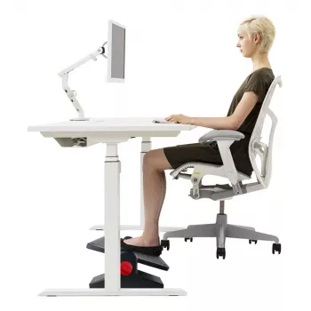 Suport ergonomic pentru picioare MOZOS FS7 pentru birou, înălțime și înclinare reglabile, negru