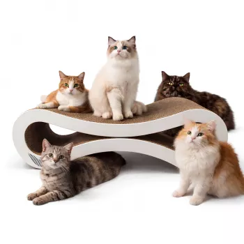 Zgârie-toacă și pat pentru pisici MOZOS KITTY-SPIKE, carton, mare, 86 cm XXL