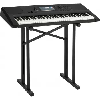 Stativ pentru tastatură MOZOS KSX5 X-Type pentru pian digital, sintetizator, negru