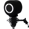 MOZOS PS-4 Spherical Foam Microphone Pop Filter Windscreen Black
