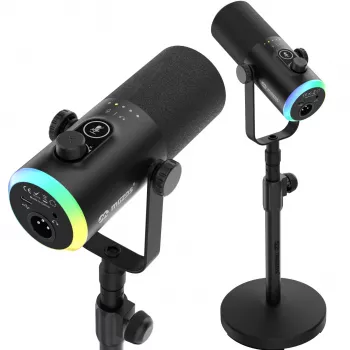 Microfon Mozos GM-ONE USB XLR RGB LED negru