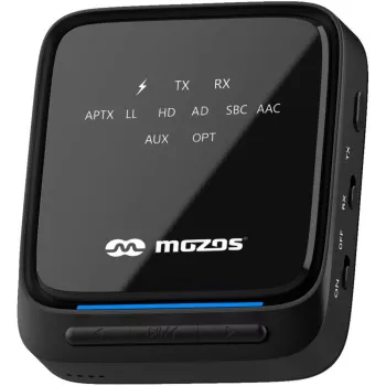 Transmițător și receptor Bluetooth 5.0 MOZOS B3 aptX HD cu Optical/AUX