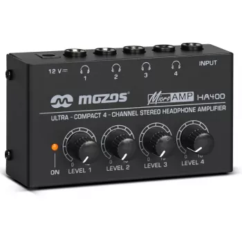 Amplificator stereo pentru căști cu 4 canale MOZOS HA400