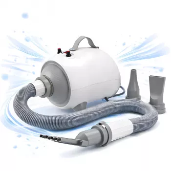 Suflantă și uscător pentru îngrijirea animalelor MOZOS XB2-PRO, 2100 W, gri/alb