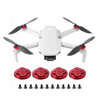 SUNNYLIFE 4x protecții motor pentru DJI Mavic Mini - negru plastic ABS, montare prin clipsare, rezistent la praf și zgârieturi