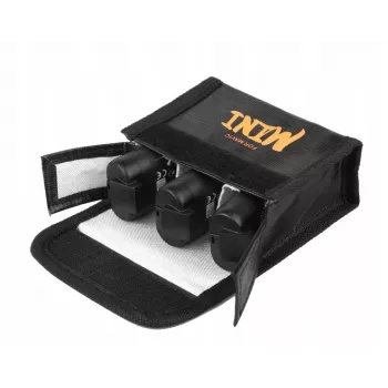 Geantă ignifugă de siguranță pentru baterii SUNNYLIFE pentru DJI Mavic Mini / Mini 2 / Mini SE - capacitate 3 acumulatori