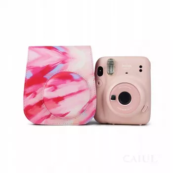 Husă toc geantă LOVEINSTANT pentru Fujifilm Instax Mini 11 - model Brush Strokes