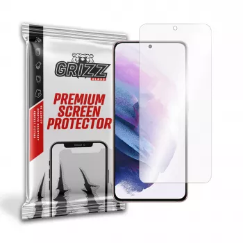 Folie de protecție din sticlă hibridă GrizzGlass pentru Samsung Galaxy S21 5G