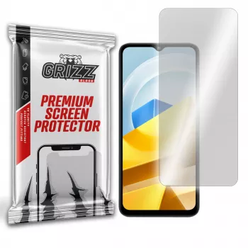 Folie de protecție din sticlă hibridă GrizzGlass pentru Xiaomi POCO M5 (1 bucată)