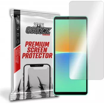 Folie de protecție din sticlă hibridă GrizzGlass pentru Sony Xperia 10 IV - transparent