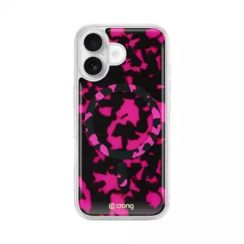 Husă Crong Deluxe MAG Cover pentru Apple iPhone 17, MagSafe, Pink Tortoise