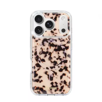 Husă Crong Deluxe MAG Cover pentru iPhone 17 Pro MagSafe (Blonde Tortoise)