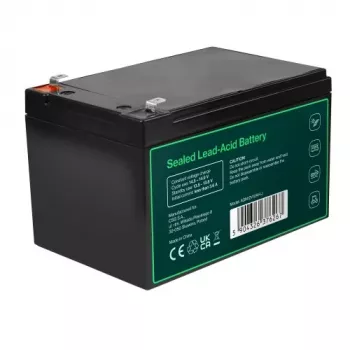 Acumulator Greencell AGM VRLA 12V 12Ah fără întreținere pentru casă de marcat, jucării, cameră foto (152x99x100mm)