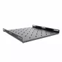 Raft fix RACKTEL RL-P800S 1U 19 inch cu adâncime 800 mm, capacitate de încărcare 80 kg, negru