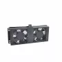 Panou ventilator rack RACKTEL RL-WE602 1U 19 inch cu 2 ventilatoare axiale, 230V AC, negru