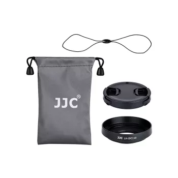 Set de protecție 2 în 1 JJC parasolar + capac de obiectiv pentru Canon G1X Mark III
