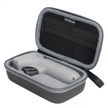 Husă de protecție SUNNYLIFE pentru DJI Motion Controller - geantă de transport EVA semirigidă din piele PU (neagră)
