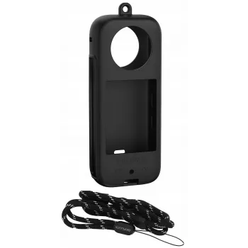 SUNNYLIFE carcasă de protecție din silicon pentru Insta360 X3 - negru