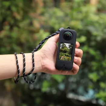 SUNNYLIFE carcasă de protecție din silicon pentru Insta360 X3 - negru