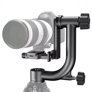 Cap panoramic Pro Gimbal K&F Concept 20kg 1/4 3/8 KF31.033