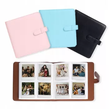 LOVEINSTANT Photo Album 288 Photos for Fujifilm Instax Square SQ1 / SQ6 / SQ10 / SQ20 / Square Link / Share SP-3, Brown