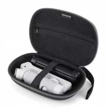 SUNNYLIFE carcasă de protecție dură pentru gimbal smartphone - compatibilă cu Insta360 Flow, DJI Osmo Mobile 6/5/4/SE/3/2, Zhiyun, Feiyu - carcasă EVA neagră