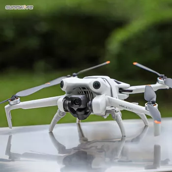 SUNNYLIFE Prelungitoare tren de aterizare pentru DJI Mini 4 Pro - majorare înălțime 30 mm, prindere rapidă, tampoane antialunecare (gri) N4P-LG700